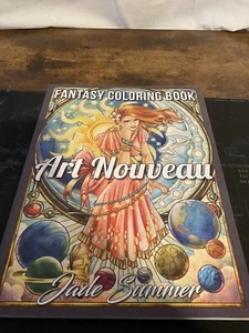 Art Nouveau: An Adult Coloring Book with Fantasy Women, Mythi... by Summer, Jade - Picture 1 of 9