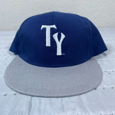 Vintage Tampa Bay Yankees Hat Snapback Cap MiLB Baseball Blue Gray Defunct - Image 1 of 4