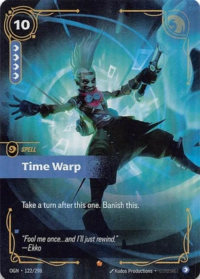 Time Warp Foil 122/298 Origins Riftbound League of Legends 005856 - Image 1 of 2