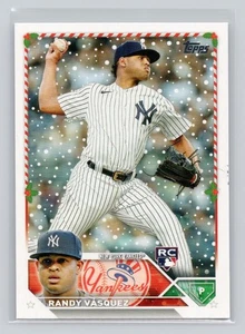 Randy Vasquez 2023 Topps Holiday Baseball #H39 New York Yankees Rookie RC - Picture 1 of 2