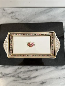 Wedgewood Clio 9”Rectangular Tray With Side Handles England Excellent - Picture 1 of 15