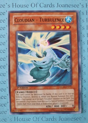 GLAS-EN013 Cloudian - Turbulence Yu-Gi-Oh Card 1st Edition - Image 1 of 4