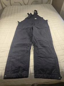 Carhartt FR Quick Duck Bib Overalls Mens 38x32 Insulated Flame Resistant 101626 - Picture 1 of 5