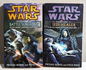 STAR WARS = Reaves & Perry = MEDSTAR 1 & 2 = BATTLE SURGEONS + JEDI HEALER =2 pb - Imagen 1 de 4