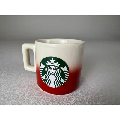 Disney Parks Starbucks Christmas Mickey Mouse Espresso Mug 2 fl oz Foto 1 de 4