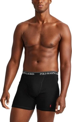 Paquete de 3 boxers de algodón negros que absorben la humedad Polo Ralph Lauren para hombre XL❗️sin etiquetas Foto 1 de 4
