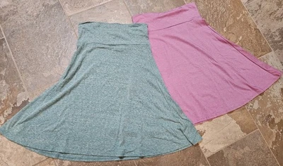 LuLaRoe Mujer Falda Azul Mediana Hasta la Rodilla Línea A Pull On - Lote de 2  Foto 1 de 4