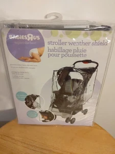 Protector contra la lluvia para cochecito para trotar, funda transparente para cochecito con bolsillo de almacenamiento - Imagen 1 de 4