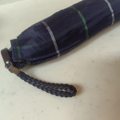 Burberry'S Burberry Plaid Folding Umbrella Lightweight Men umbrella Accessory Or - Image 1 of 4