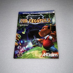 FUR FIGHTERS Official Acclaim Strategy Guide Book, Sega Dreamcast / PC Gc Used