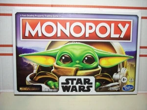 Neu Monopoly Star Wars Das Kind Baby Yoda Grogu Mandalorian Edition Brettspiel - Bild 1 von 3
