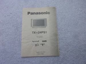 PANASONIC TX-24PSI OPERATING INSTRUCTIONS - Picture 1 of 3