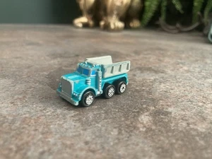 💥Micro Machines Dump Truck, RARE, turquoise,, Galoob, 1987, - Picture 1 of 9