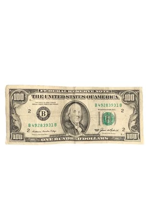 1985 100 Dollar Bill (B Series ) - Image 1 of 2