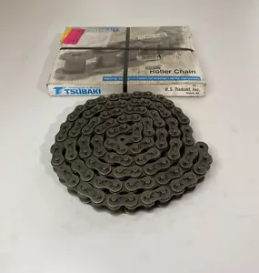 (1) TSUBAKI 10' RS100 Cotter Pin Roller Chain #100 RS100-1-CP-U Cottered (NEW) - Picture 1 of 8