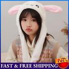 Moving Ears Caps for Children Girl Plush Glowing Bunny Hats for Home Outdoor LED