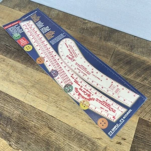 B-Oleyar Vintage 1998 Inseam & Hip Crotch Curve Tailor’s Alterations Ruler - Picture 1 of 6