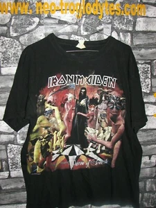 Vintage Iron Maiden   rock cotton jersey shirt trikot maillot  '90s - Imagen 1 de 1