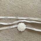 Authentic Chanel Ribbon 1.5cm width With Camellia Gift Wrapping 100cm