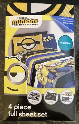 Миньоны - The Rise of Gru, полный комплект из 4 листов, миньоны!  Новый в упаковке! - Изображение 1 из 2