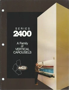 MRO Brochure - White - 2400 series - Vertical Storage Carousels - c1988 (MR324) - Picture 1 of 1