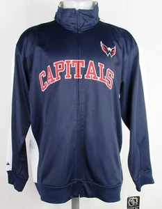 Washington Capitals NHL Majestic Men's Big & Tall Track Jacket - Picture 1 of 7