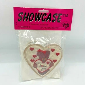 Neu Vitrine Herz Untersetzer Briefbeschwerer Nadelspitze Ramco Arts USA Valentinstag - Bild 1 von 9
