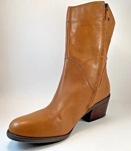 B. Makowsky Hudson Boots Women's Size 10M Tan/Brown Leather Ankle Booties - Picture 1 of 17