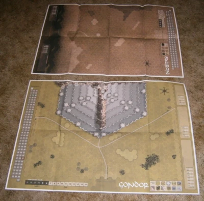 SPI - Middle Earth Trilogy - Variant maps for Gondor and Sauron **NEW** - Image 1 of 3