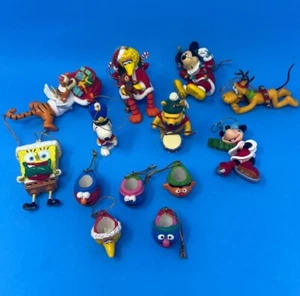 Rare Christmas Ornaments Sesame Street Spongebob Snoopy Winnie the Pooh & etc - Picture 1 of 35