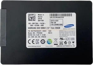 Samsung 256GB SSD 2.5" SATA III 6Gbps MZ7PD256HAFV-000D1 MZ-7PD256D SM841 - Picture 1 of 1