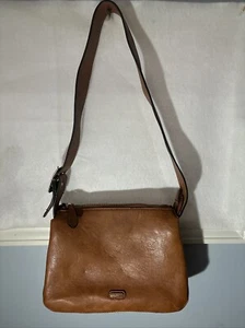 Coco + Carmen Shoulder Bag Brown Thick Shoulder Strap - Picture 1 of 5