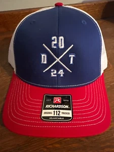 Brand New w/Tags 2024 D T Dream Team Meshback Hat Donald Trump Vance JD USA - Picture 1 of 7
