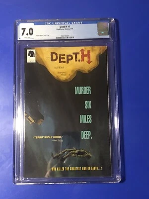 Dept H #1 CGC 7.0 1st Print Appearance Matt Kindt NETFLIX Dark Horse Comics 2016 - Image 1 of 3
