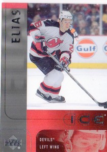 2001-02 Upper Deck Ice Devils Hockey Card #28 Patrik Elias
