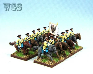 15mm WGS Seven Years War SYW Painted Russia Dragoons RB10 - Picture 1 of 5