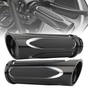 Cable Throttle Hand Grips For Harley Sportsters XL 833 Touring Dyna Softail VRSC - Bild 1 von 5