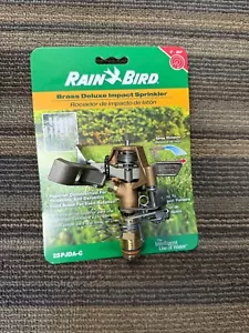 Rain Bird 35ADJTNTB Brass Impact Sprinkler, Adjustable 0° - 360° Pattern, 23' - - Picture 1 of 2