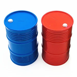 Barril de aceite de plástico Oil Barrel Fuel tambor para 1/10 SCX10 90046 TRX4 D90 RC Crawler - Imagen 1 de 13