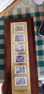 VINTAGE Ruffed Grouse Society Stamp SET 1979-1984 NICE DISPLAY