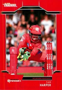2020 2021 MELBOURNE RENEGADES BBL Cricket Card SAM HARPER Traders - Picture 1 of 2