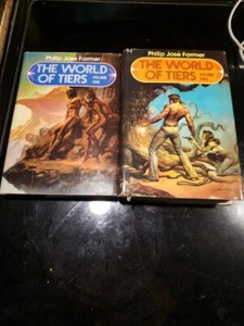Philip Jose Farmer The World of Tiers HC/DJ Set Vol 1 & 2 5 Novels - Picture 1 of 5