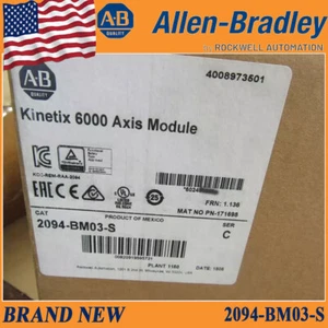 NEW Allen-Bradley 2094-BM03-S servo drive kinetix 6000 axis module 2094BM03S - Picture 1 of 2