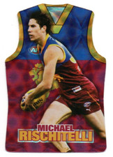 2009 AFL DIE-CUT - HOLOGRAPHIC GUERNSEY GDC27 Michael RISCHITELLI (BRISBANE)