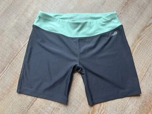 Avia Damen kleine Kompressionsshorts Fahrrad grau mintgrün 6,5" Schrittlänge - Bild 1 von 7