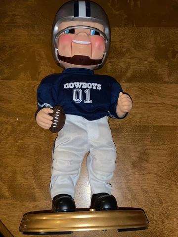 Dallas Cowboys Memorabilia NFL Football Singing Monday Night Figure toy Cover