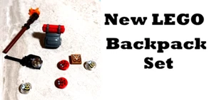 New LEGO Backpack Hiking Camping Scouting Bag Red Sleeping bag Outdoor School - Picture 1 of 1