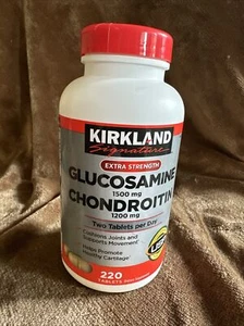 Kirkland Signature Extra Strength Glucosamine, Chondroitin Sulfate - 220 Tablets - Picture 1 of 4