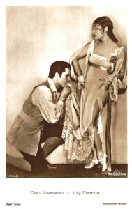 Lily Damita-Don Alvarado *Original Ross Postcard Postcard*No. 124f