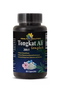 Eurycoma Longifolia PURE TONGKAT 200:1 300mg (1 Botella, 60 Cápsulas) - Imagen 1 de 5